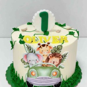 Tarta Animales de la Selva express